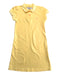A Yellow Short Sleeve Dresses from Petit Bateau in size 8Y for girl. (Front View)