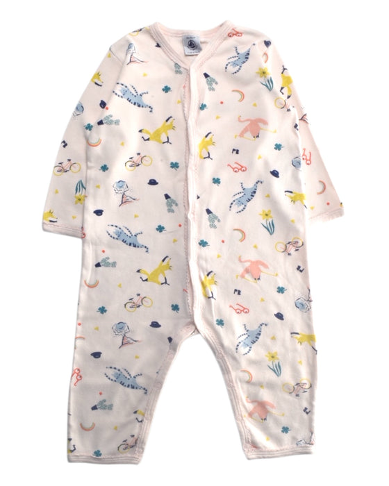 A Multicolour Onesies from Petit Bateau in size 12-18M for girl. (Front View)