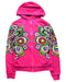 A Multicolour Zippered Sweatshirts from Desigual in size 9Y for girl. (Front View)