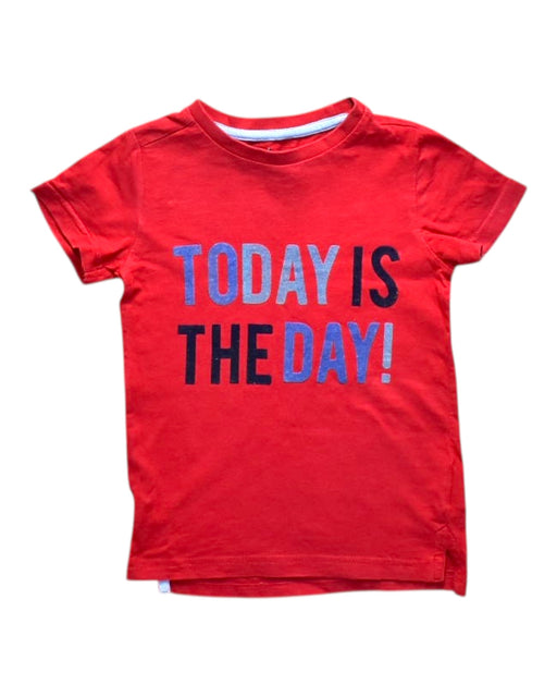 A Red Short Sleeve T Shirts from Mothercare in size 2T for boy. (Front View)