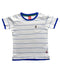 A White Short Sleeve T Shirts from Hush Puppies in size 4T for boy. (Front View)