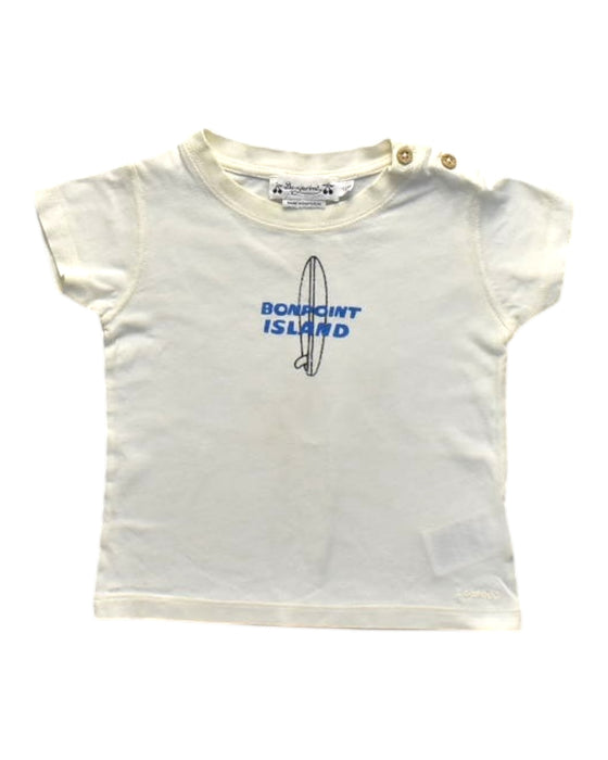 A White Short Sleeve T Shirts from Bonpoint in size 6-12M for boy. (Front View)