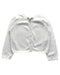 A White Cardigans from The Little White Company in size 2T for girl. (Front View)