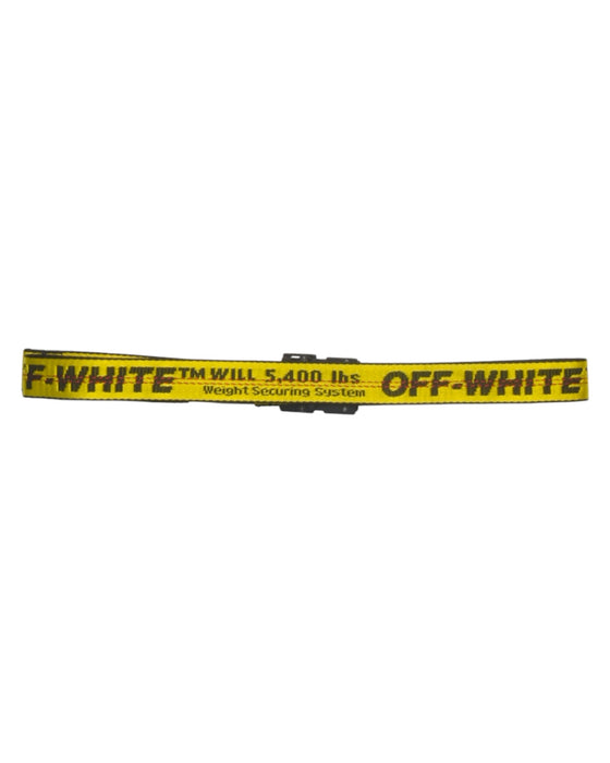 A Black Belts from OFF-WHITE in size 12Y for boy. (Back View)