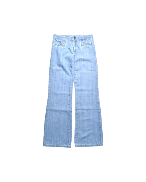 A Blue Jeans from Bonpoint in size 12Y for girl. (Front View)