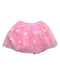 A Pink Tulle Skirts from Seed in size 10Y for girl. (Front View)