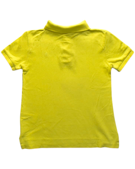 A Yellow Short Sleeve Polos from Polo Ralph Lauren in size 7Y for boy. (Back View)