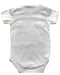 A White Short Sleeve Bodysuits from Shears in size 0-3M for boy. (Back View)