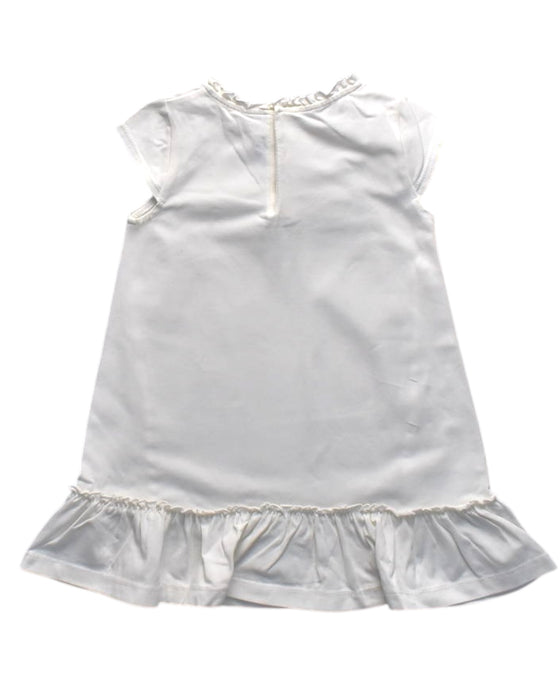 A White Short Sleeve Dresses from Mayoral in size 18-24M for girl. (Back View)