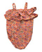 A Multicolour Sleeveless Rompers from Seed in size 3-6M for girl. (Back View)