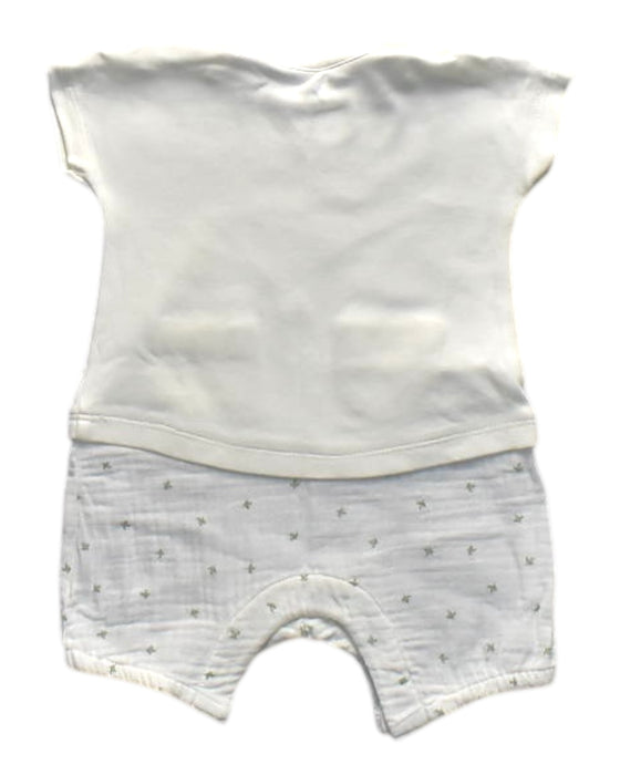 A White Shorts Sets from Mothercare in size 0-3M for boy. (Back View)