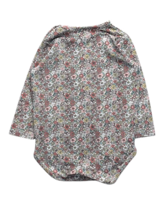 A Multicolour Long Sleeve Bodysuits from Seed in size 6-12M for girl. (Back View)