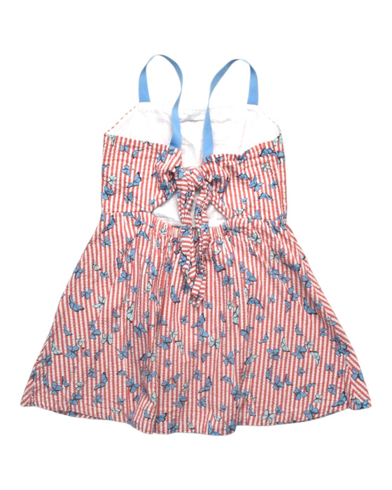 A Multicolour Sleeveless Dresses from Gingersnaps in size 6T for girl. (Back View)