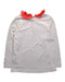 A White Long Sleeve Tops from Chateau de Sable in size 6T for girl. (Back View)