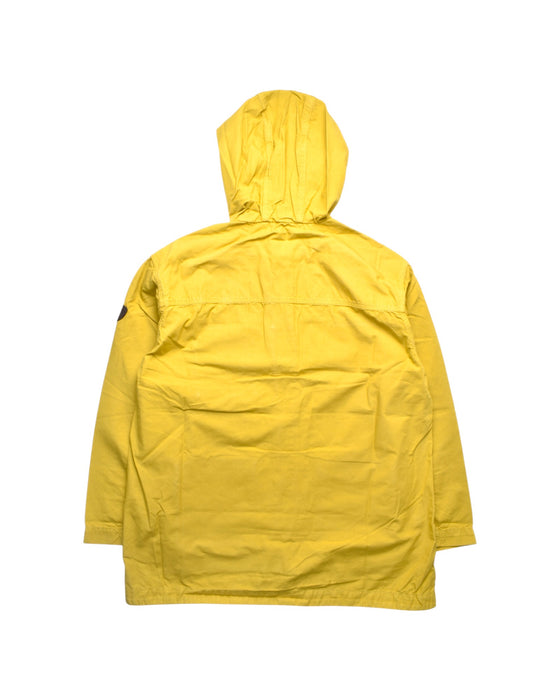 A Yellow Coats from Bonpoint in size 14Y for girl. (Back View)