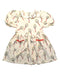 A White Short Sleeve Dresses from Mini Rodini in size 5T for girl. (Front View)