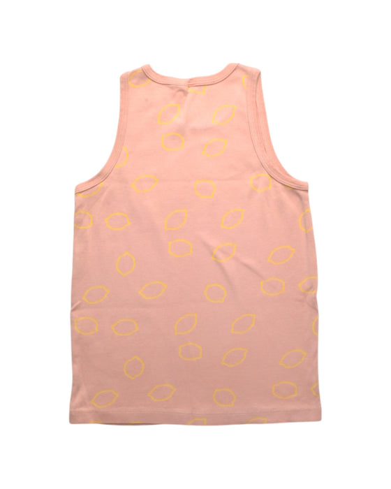 A Peach Sleeveless Tops from Trixie in size 10Y for girl. (Back View)
