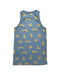 A Blue Sleeveless Dresses from Trixie in size 10Y for boy. (Back View)