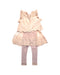 A Ivory Leggings Sets from Puella Flo in size 11Y for girl. (Back View)