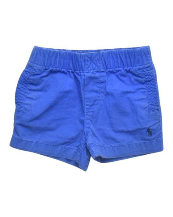 A Blue Shorts from Ralph Lauren in size 0-3M for boy. (Front View)