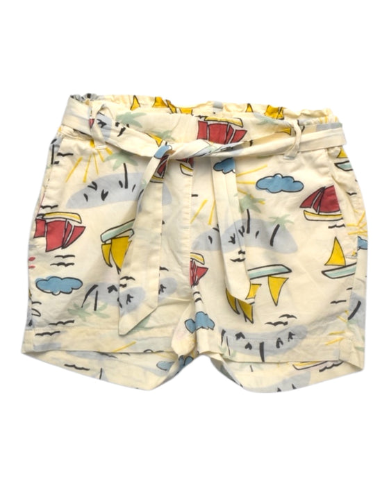 A Multicolour Shorts from Petit Bateau in size 4T for girl. (Front View)