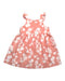 A Peach Sleeveless Dresses from Petit Bateau in size 3T for girl. (Back View)