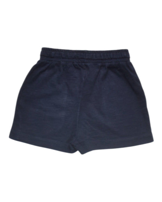 A Navy Shorts from Petit Bateau in size 4T for girl. (Back View)