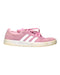 A Pink Sneakers from Adidas in size 9Y for girl. (Front View)