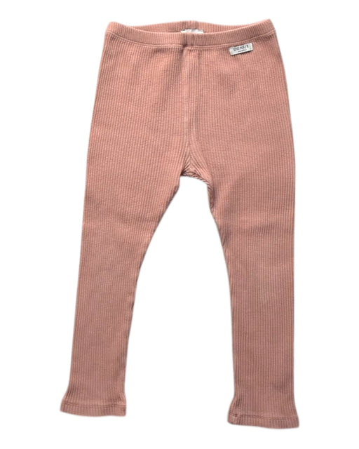 A Pink Leggings from Donsje in size 5T for girl. (Front View)