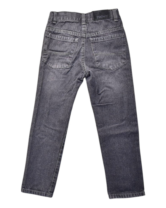 A Black Jeans from DKNY in size 6T for boy. (Back View)