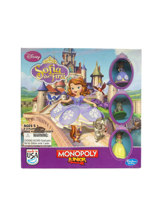 A Purple Board Games & Puzzles from Hasbro in size 5T for girl. (Front View)