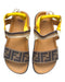 A Multicolour Sandals from Fendi in size 9Y for girl. (Back View)