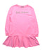 A Pink Sweater Dresses from Balmain in size 12Y for girl. (Front View)