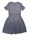 A Navy Short Sleeve Dresses from Emporio Armani in size 12Y for girl. (Back View)