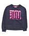 A Navy Crewneck Sweatshirts from Kenzo in size 8Y for girl. (Front View)