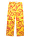 A Yellow Casual Pants from ERL Venice Beach California in size 10Y for boy. (Front View)