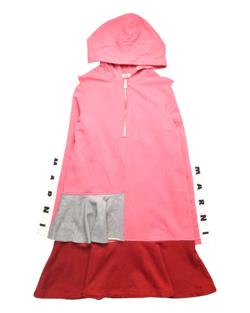 A Multicolour Long Sleeve Dresses from Marni in size 12Y for girl. (Front View)