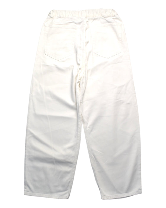 A White Casual Pants from Maison Margiela in size 12Y for girl. (Back View)