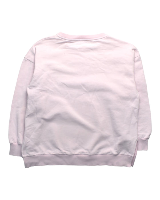 A Pink Crewneck Sweatshirts from Balmain in size 12Y for girl. (Back View)