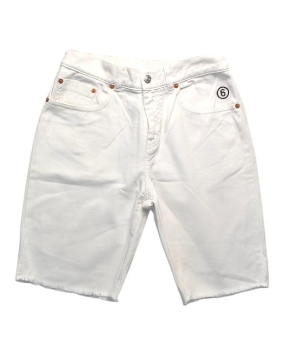 A White Shorts from Maison Margiela in size 14Y for boy. (Front View)