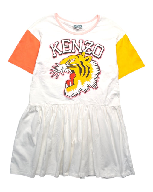 A Multicolour Short Sleeve Dresses from Kenzo in size 14Y for girl. (Front View)