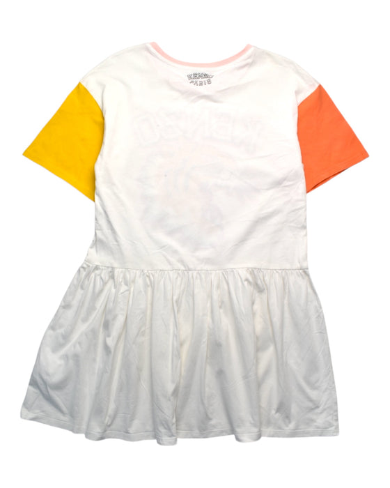 A Multicolour Short Sleeve Dresses from Kenzo in size 14Y for girl. (Back View)