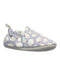 A Purple Slip Ons from Poco Nido in size 6-12M for girl. (Front View)