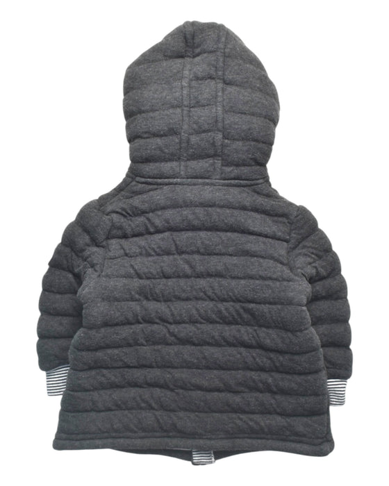 A Grey Puffer/Quilted Coats & Outerwear from Petit Bateau in size 12-18M for boy. (Back View)