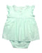 A Green Sleeveless Rompers from Baker by Ted Baker in size 6-12M for girl. (Back View)