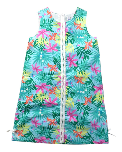 A Multicolour Sleeveless Dresses from Florence Eiseman in size 8Y for girl. (Front View)