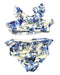 A Blue Bikinis from Zimmermann in size 2T for girl. (Back View)