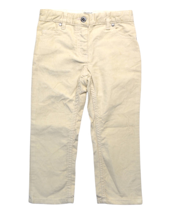 A Beige Casual Pants from Jacadi in size 3T for boy. (Front View)