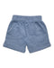 A Blue Shorts from Mothercare in size 3-6M for boy. (Back View)
