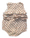 A Multicolour Sleeveless Rompers from Seed in size 3-6M for girl. (Back View)